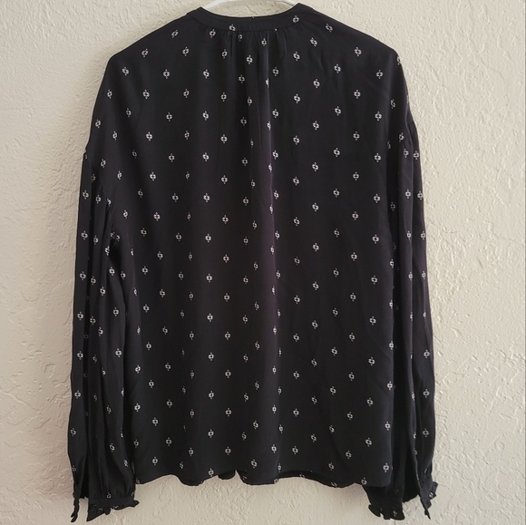 Something Navy Blouse Size Small - Picture 2 of 6